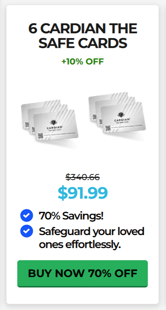 Safecard offer price 